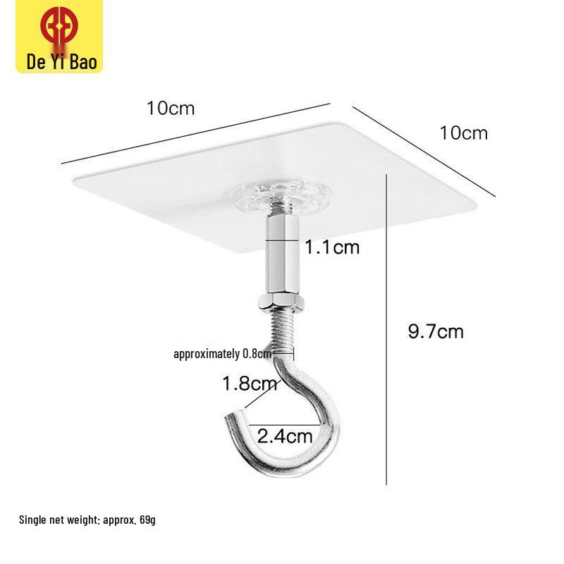 Traceless Ceiling Hook for Mosquito Nets and Curtains