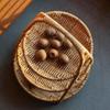 Ruhan Double-Layer Imitation Bamboo Fruit Basket