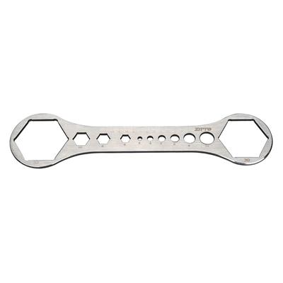 Clé à capuchon d'épaule de fourche avant de vélo, clé de démontage du couvercle de fourche en acier inoxydable