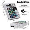 Professional Bluetooth 4/6-Channel USB Stage Mixer with Reverb