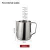 100ML-2000ML Stainless Steel Milk Frothing Pitcher Espresso Coffee Barista Craft Latte Cappuccino Cream Frothing Jug Pitcher