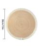 2/4/6pcs/set Hot Selling Fringe Eco-friendly Household Non-Slip Morden Style Table Woven Placemats Polyester Round Mat