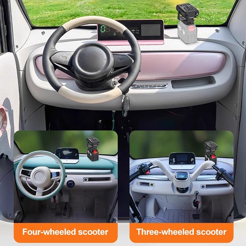 Car Heater Winter Window Defogger Defroster for Makita 18V Heating Fan Dual USB Ports Rechargeable (without Battery)