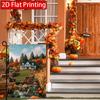 2D Flat - 2D Flat Thanksgiving Pumpkin Maple Leaf Corn Garden Flag 4 (1) Outdoor Garden Flag Double-Sided Home Decoration Courtyard Decoration Outdoo