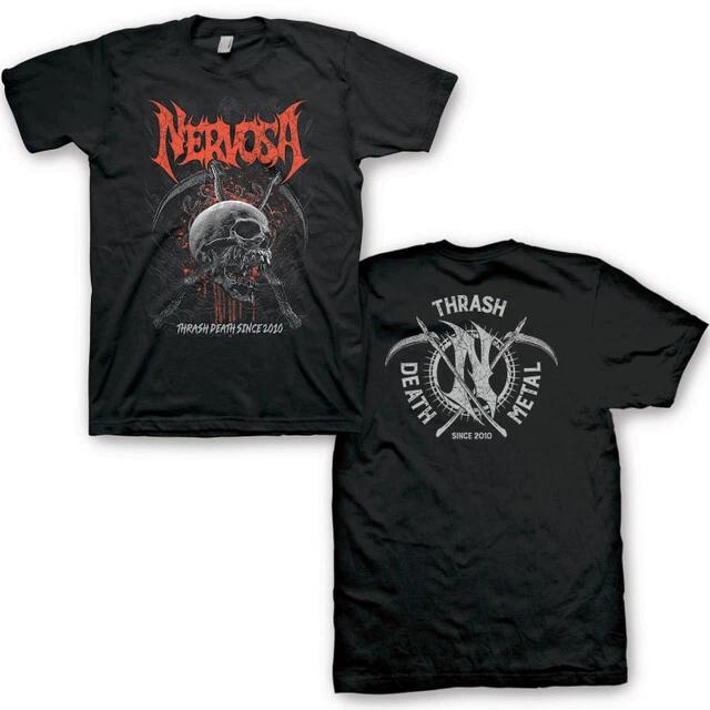 Nervosa Skull Chaos TShirt S