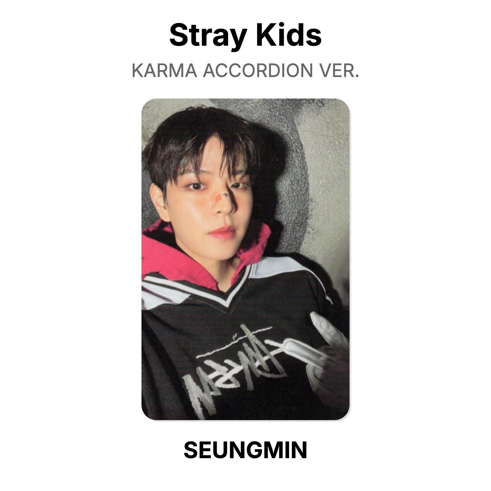 Stray Kids KARMA ACCORDION VER. Официальная фотокарта SEUNGMIN 02