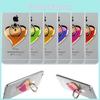 Premium Heart Shape Liquid Quicksand Phone Metal Ring Stand For Fashionable Finger Grip