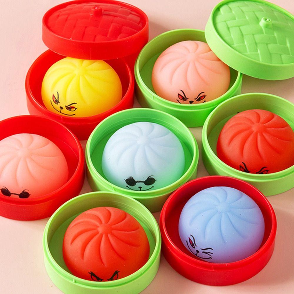 24pcs/set Christmas Squishy Crystal Bun Halloween Fidget Sensory Toy Party Favors