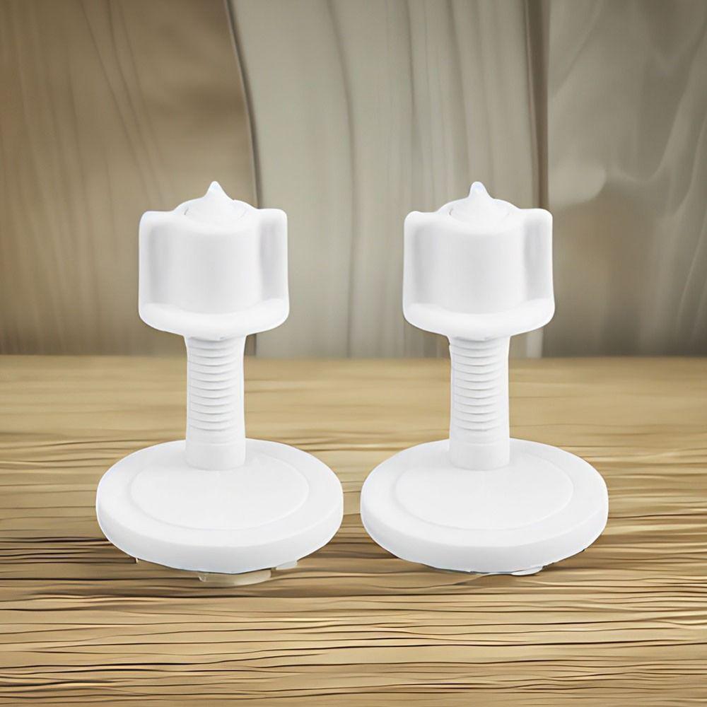 1Pair/2Pcs Bolt Nuts Toilet Hinge Screws Plastic Toilet Lid Bolts New Replacement Screws