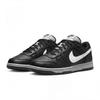 Nike Dunk Brandy Abrasion Resistant Slip Resistant Low top Skateboard Shoes Men's Black White 355152-017(Team210-C)