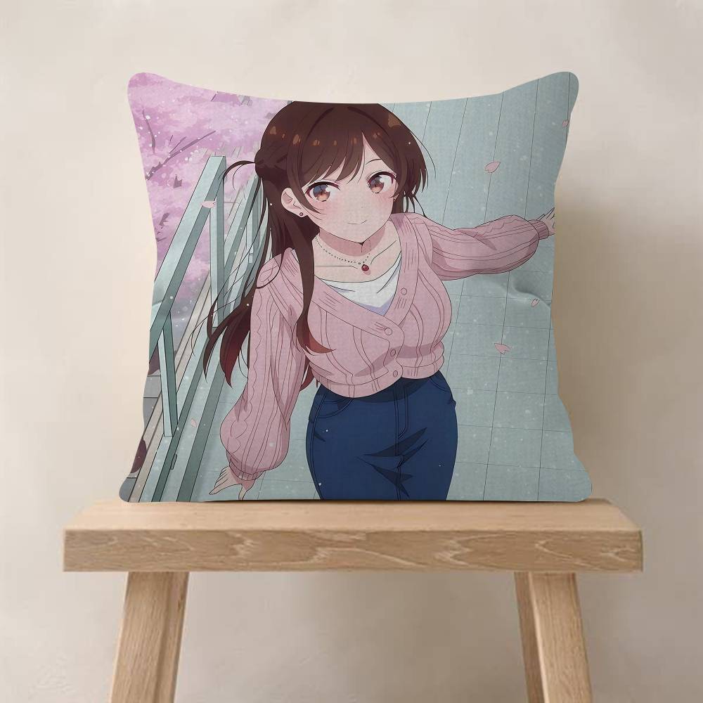 Ichinose Chizuru Anime RentaGirlfriend Pillow Gift Home Office Decoration Pillow Bedroom Sofa Car Cushion CoverPillow Case
