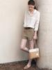 Demeriel Elise Weaving Shoulder Bag Natural