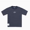 Converse Men woMen STripe Logo Loose FiT T shirT Navy Ucj690 695