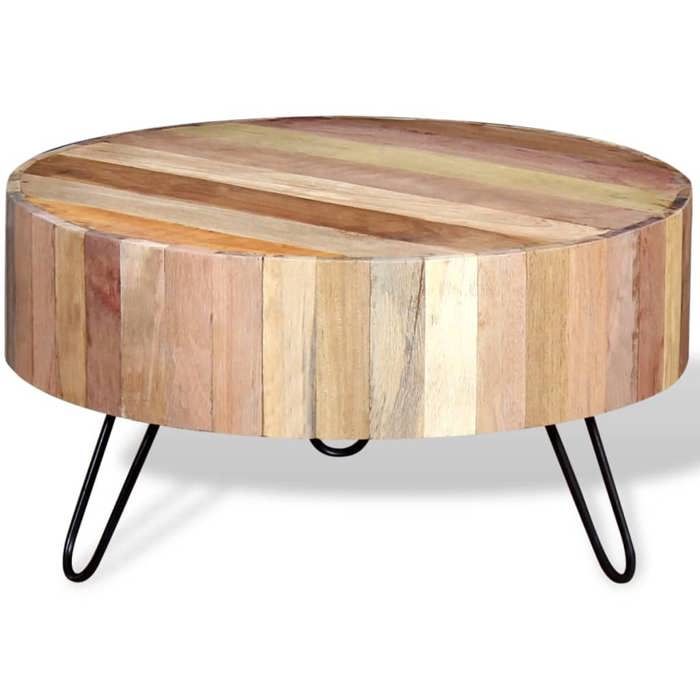 VidaXL Table basse Bois de récupération massif