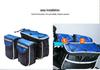 Waterproof Bicycle Top Tube Bag with Rain Cover - Four-in-One Mountain Bike Front Bag