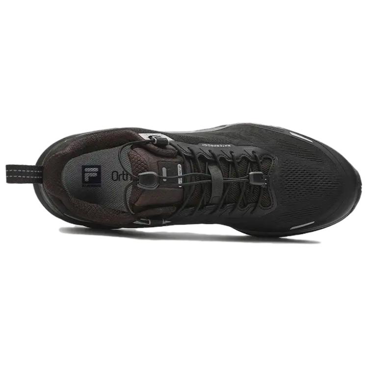 FILA SPD LYNX 2 WP Durable Breathable Low Top Trail Running Shoes Men sneaker Black Gray A12M411217FBB