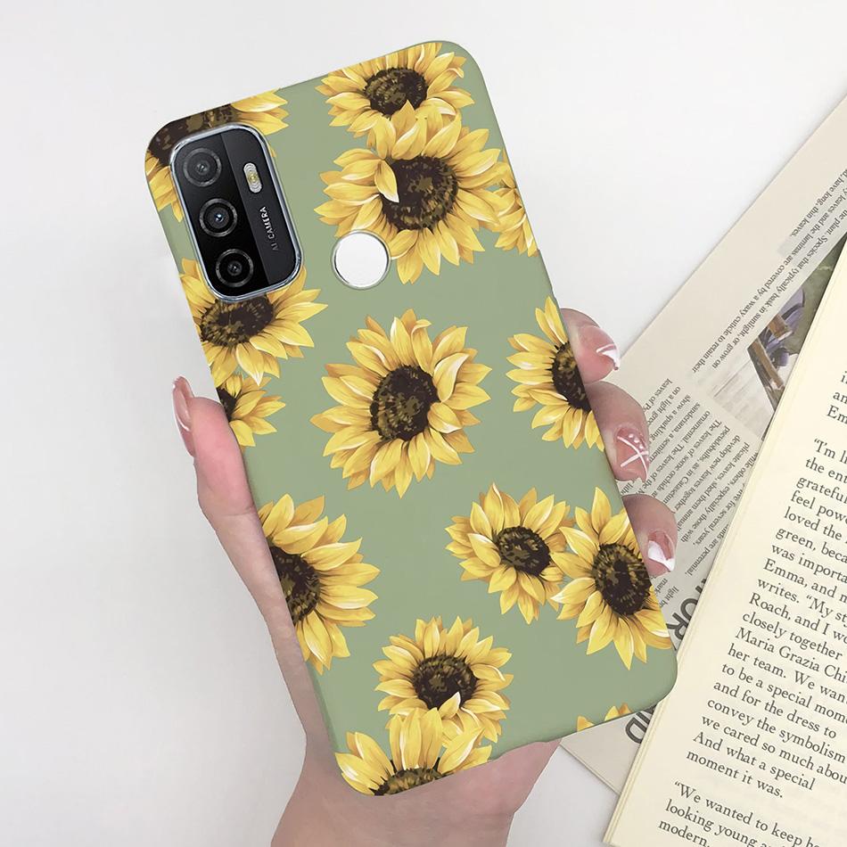 For OPPO A53S 2020 Case Cartoon Coque Heart Painted Silicone Phone Back Cover For Oppo A53s A 53s A53 S Oppoa53 2020 Shell Case