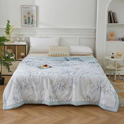 Tencel Lyocell Summer Cool Lightweight Quilt - Skin-Friendly, Machine Washable, Single/Double Size