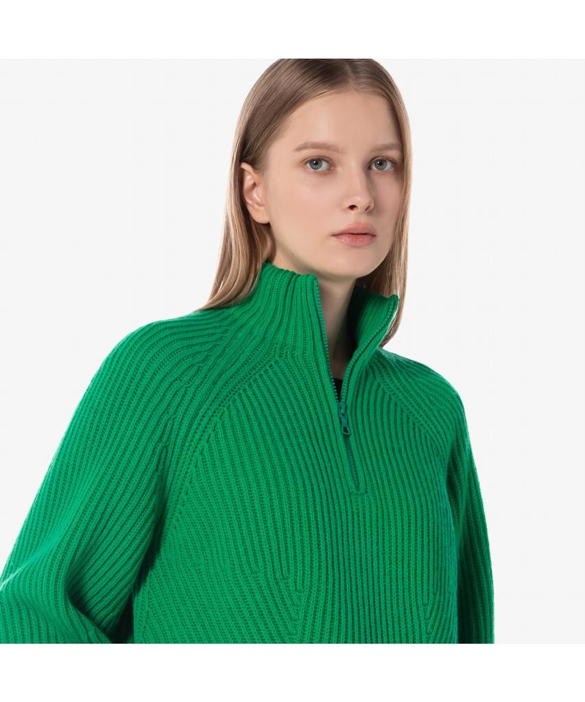 LACOSTE Women'S 3D Half-Zip Sweater Af2528-54N Ldm