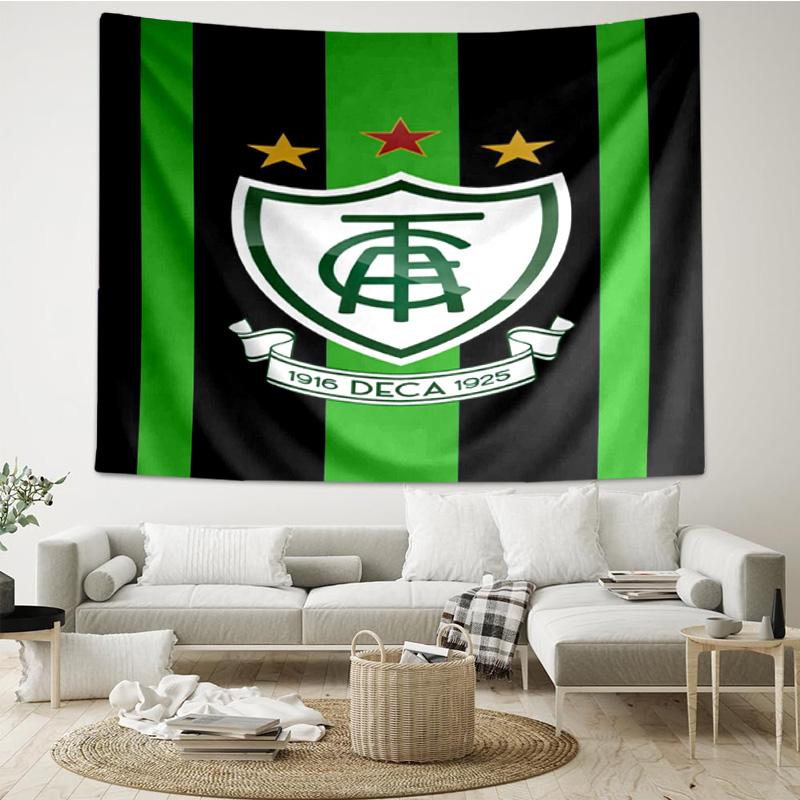 America Futebol Clube Tapestry Hanging for Bedroom,Livingroom, Playroom,Decor Art Room Wall Tapestry Holiday and Birthday Gifts