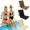 Outdoor Camping Lightweight Comfortable Folding Seat Park Leisure Beach Chair Portable Single Lazy Seat Back Chair