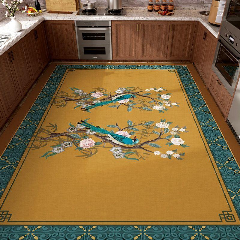 Thickened kitchen mat made of diatomaceous earth material, absorbent, non-slip, and wear-resistant; can be cut to size and used for full coverage