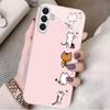 Cute Cat Silver Plated Glass Phone Case Suitable for Samsung Galaxy S26 S25 S24 S22 S21 S20 FE/Ultra/Plus Anti Fall Back Cover