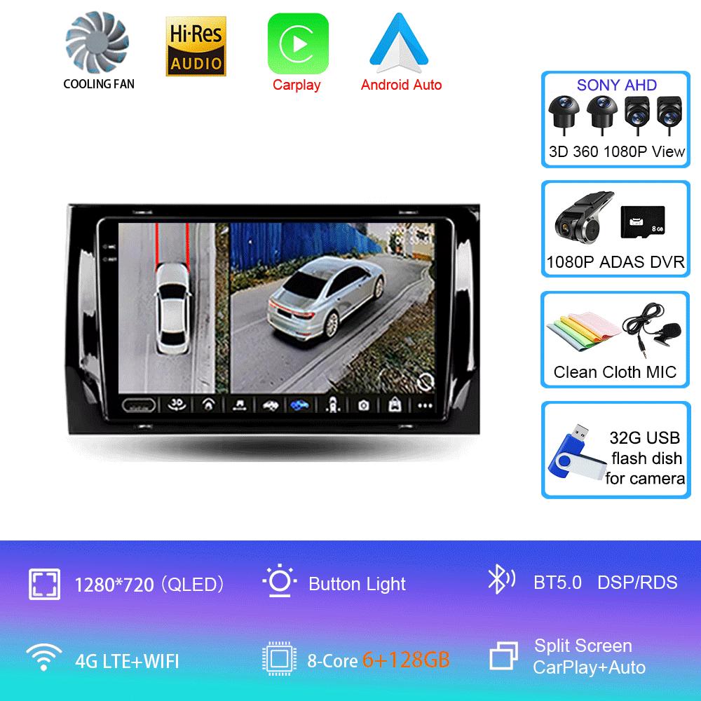 Car Radio Android 14 Carplay Auto For Skoda Kodiaq 2016 - 2021 Karoq NU7 2017 - 2021 Multimedia GSP 2Din Video DVD Player Stereo