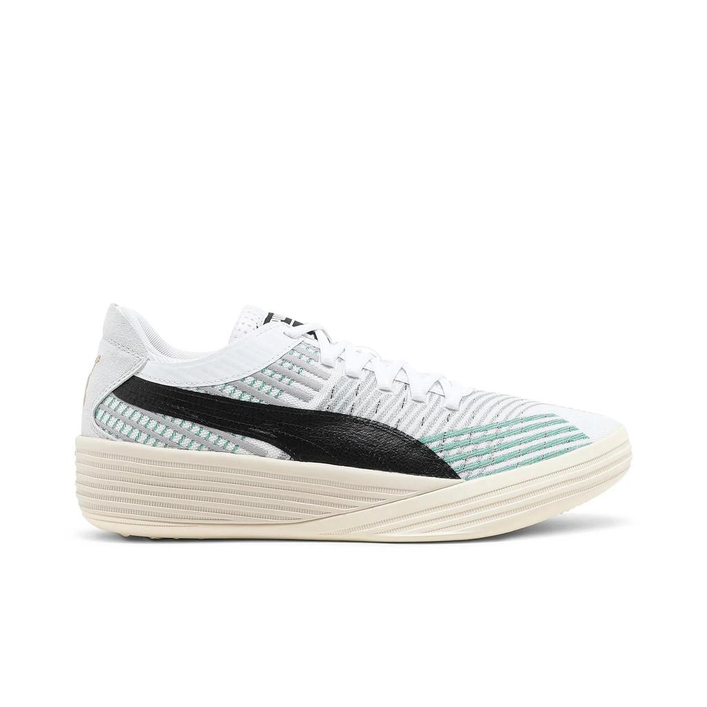 Puma Clyde All-Pro 'Coast 2 Coast - Celtics' (Unisex) White / Power Green Basketball Shoes 195124 01