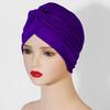 Indian Style Yoga Cap With No Brim Polyester Fabric Sunshade For Winter And Autumn