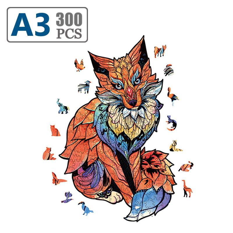 Buntes süßes Katzen-Holzpuzzle, personalisiertes 3D-Puzzle, Geschenk für Erwachsene und Kinder, Formbrett-Set, Spielzeug, DIY, interaktives Spiel, Spielzeug A21