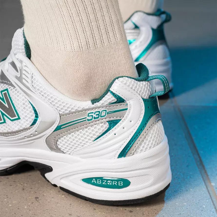Herren Sneaker New Balance 530 ABZORB Trainingsschuhe Sportschuhe weiß (MR530AB)