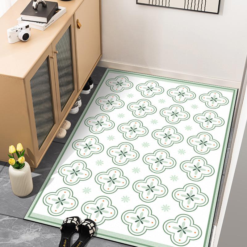 Kitchen Non-slip Mat Simple Absorbent Oil Absorbent Long Anti-dirty Foot Mat Entry Bathroom Bathroom Door Anti-fall