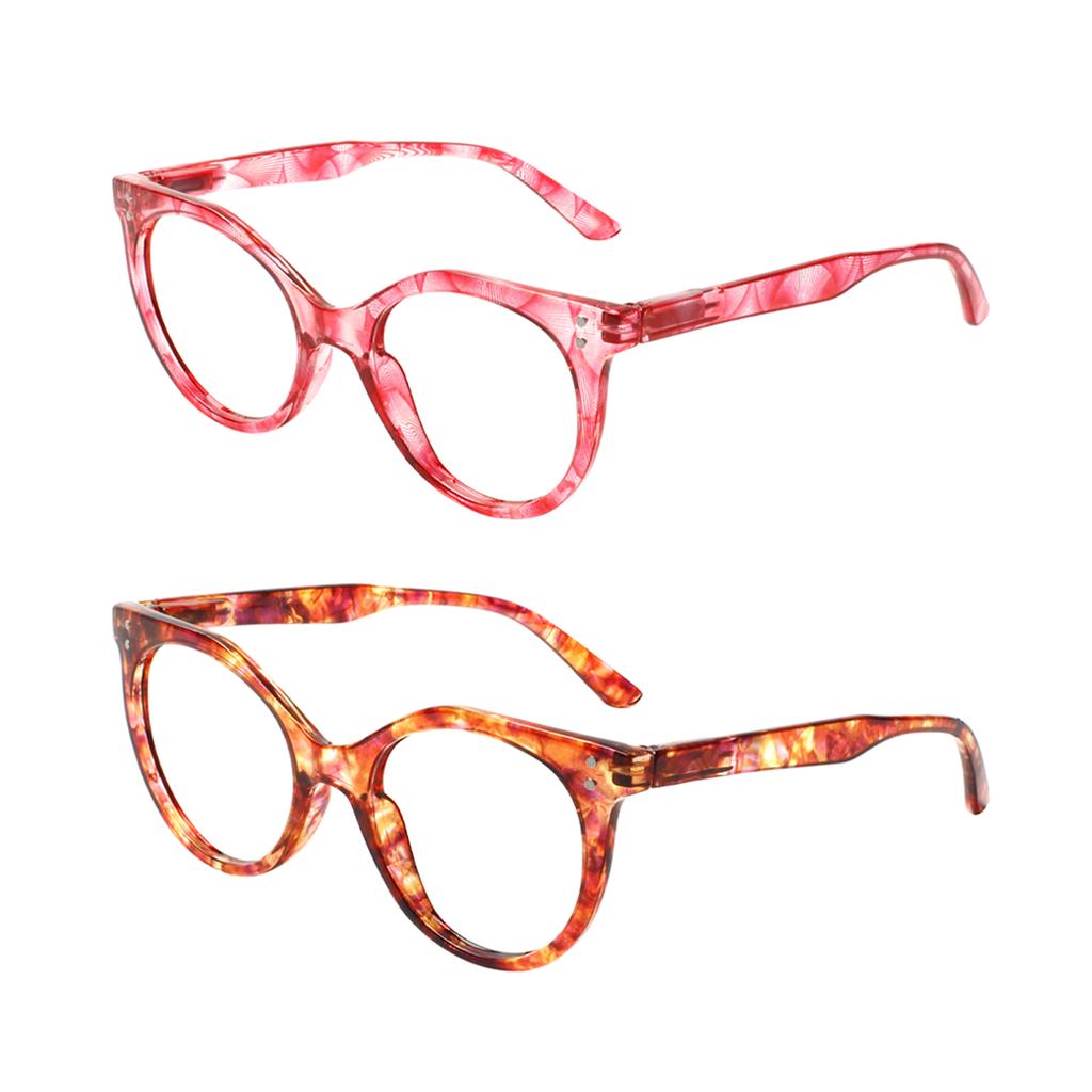 TUREZING Presbyopia Eyeglasses Diopter Eyeg-lasses For Men Women High-Quality Blue Light Circular Frames Flexible Spring Hinge