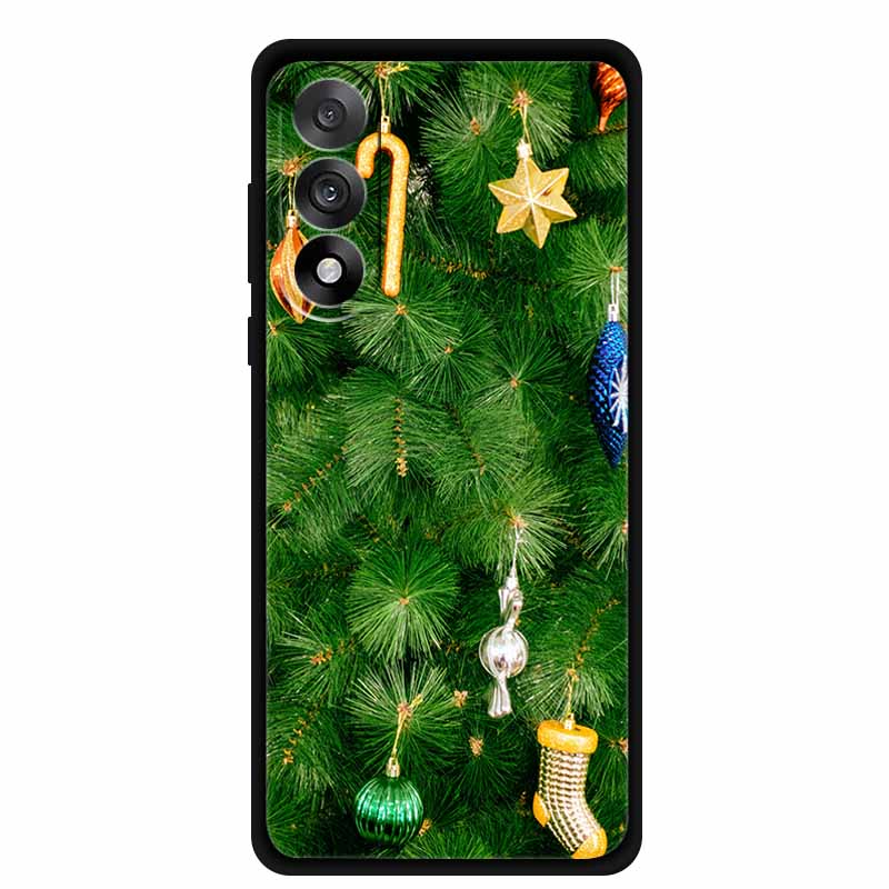 Christmas Phone Cases For OnePlus Nord 5 5G Case Shockproof Silicone Soft Black Cover Christmas Tree for 1+ Nord 5 5G Back Cover