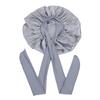 Women's Satin Sleep Cap with Elastic Ribbon - Large Hair Protection Cap for Home Use