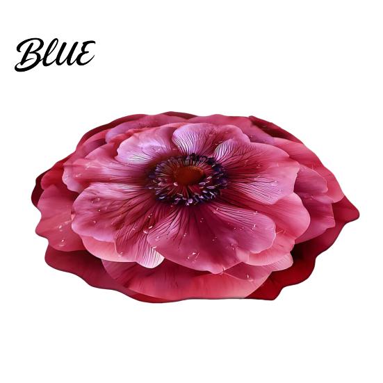 High Absorbency Bath Realistic Anti-slip Rug Anti-Slip Flower Bathroom Mat 3D Absorbent Floor Area