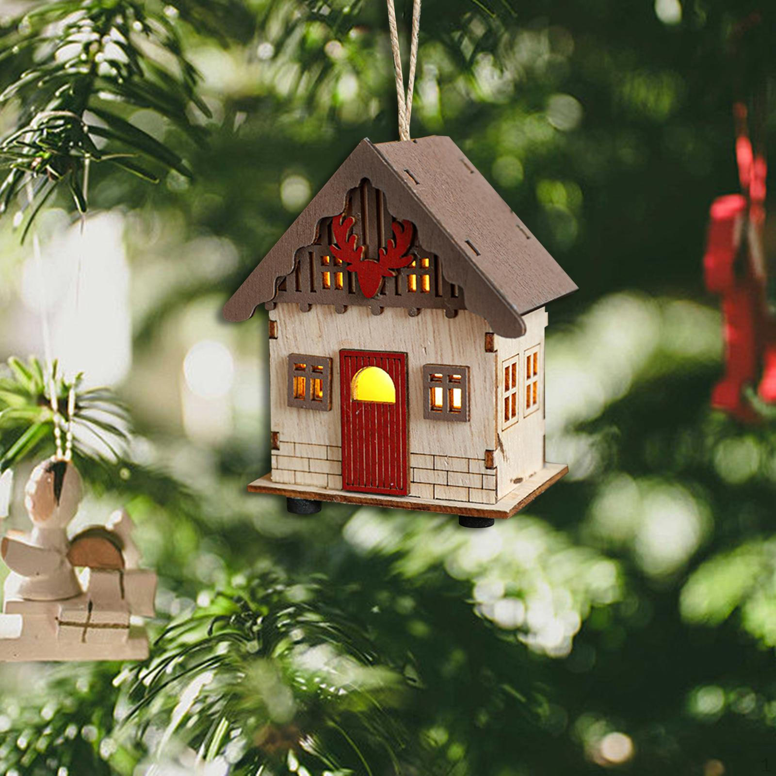 

Різдвяна прикраса «Хатинка», сніговий будиночок, сяюче поліно для готелю Style C