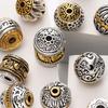 5pcs/lot Alloy Spacer Beads Metal Color Irregular Bead for DIY Jewelry Bracelet Necklace Making Findings Supplies Accessories