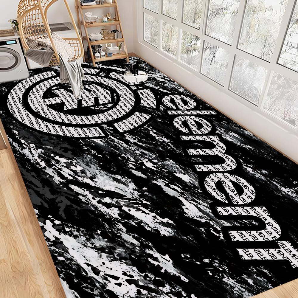 Tappetino per Porta Logo Skateboard E-Element Lavabile Antiscivolo Tappeto per Area Salotto Divani Sedie Tappeti per Area Comodino Cucina