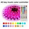 40 Keys LED Strip Dimmer Controller Intelligent App Voice Control Bluetooth Music Colour Dimmer Controller Double Head