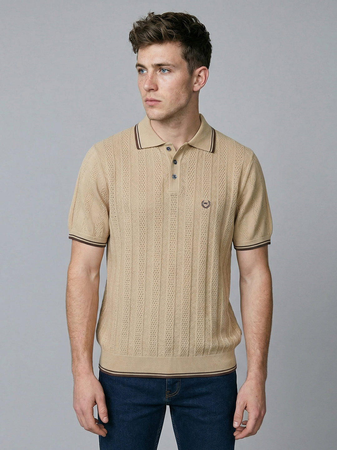 Monte Carlo Men Smart Fit Camel Tshirt XL верблюд