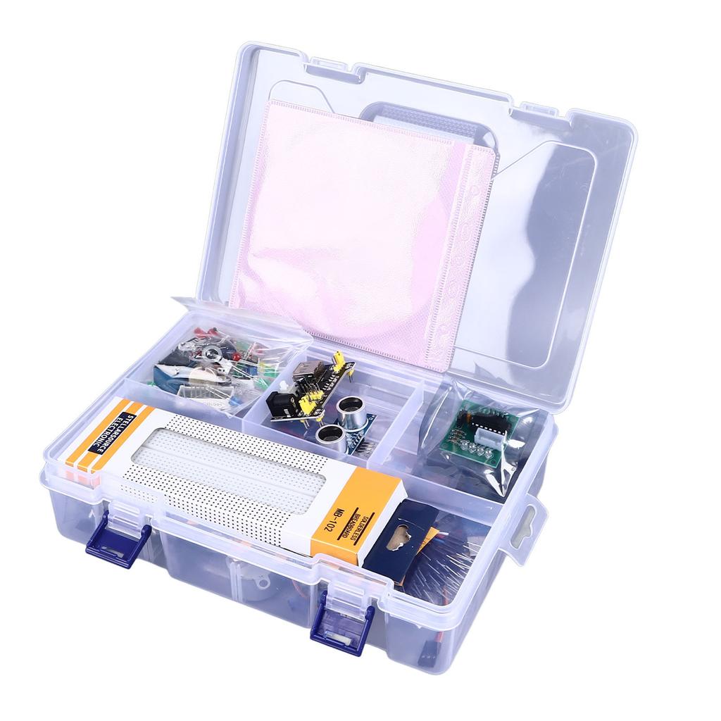 Kit Componente Electronice 830 Breadboard LED Buzzer Rezistor Senzor Temperatură Umiditate Electronică