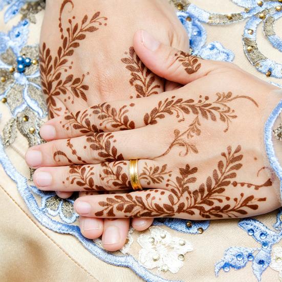 Henna Tattoo Stickers, Red Brown Waterproof Lace Temporary Tattoos, Indian Mehndi Body Art for Women Girls, Festival Makeup