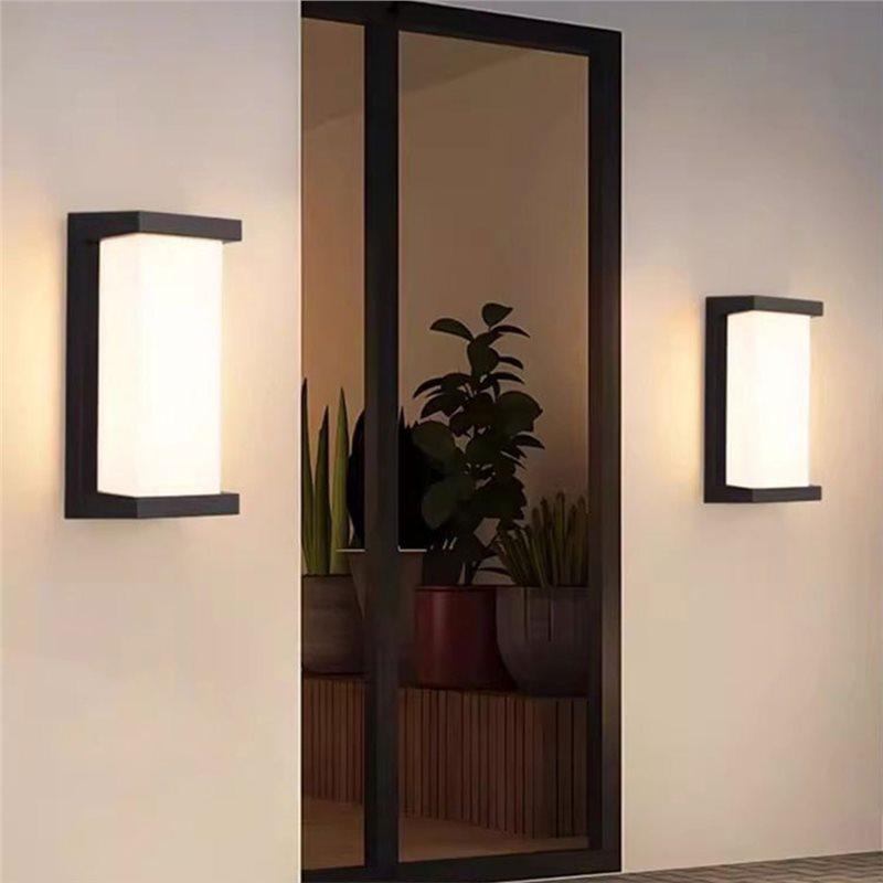 A03F-Outdoor Waterproof LED Wall Light For Exterior Wall Light For Porch Garage Garden Courtyard Villa Indoor Wall Lamp Warm