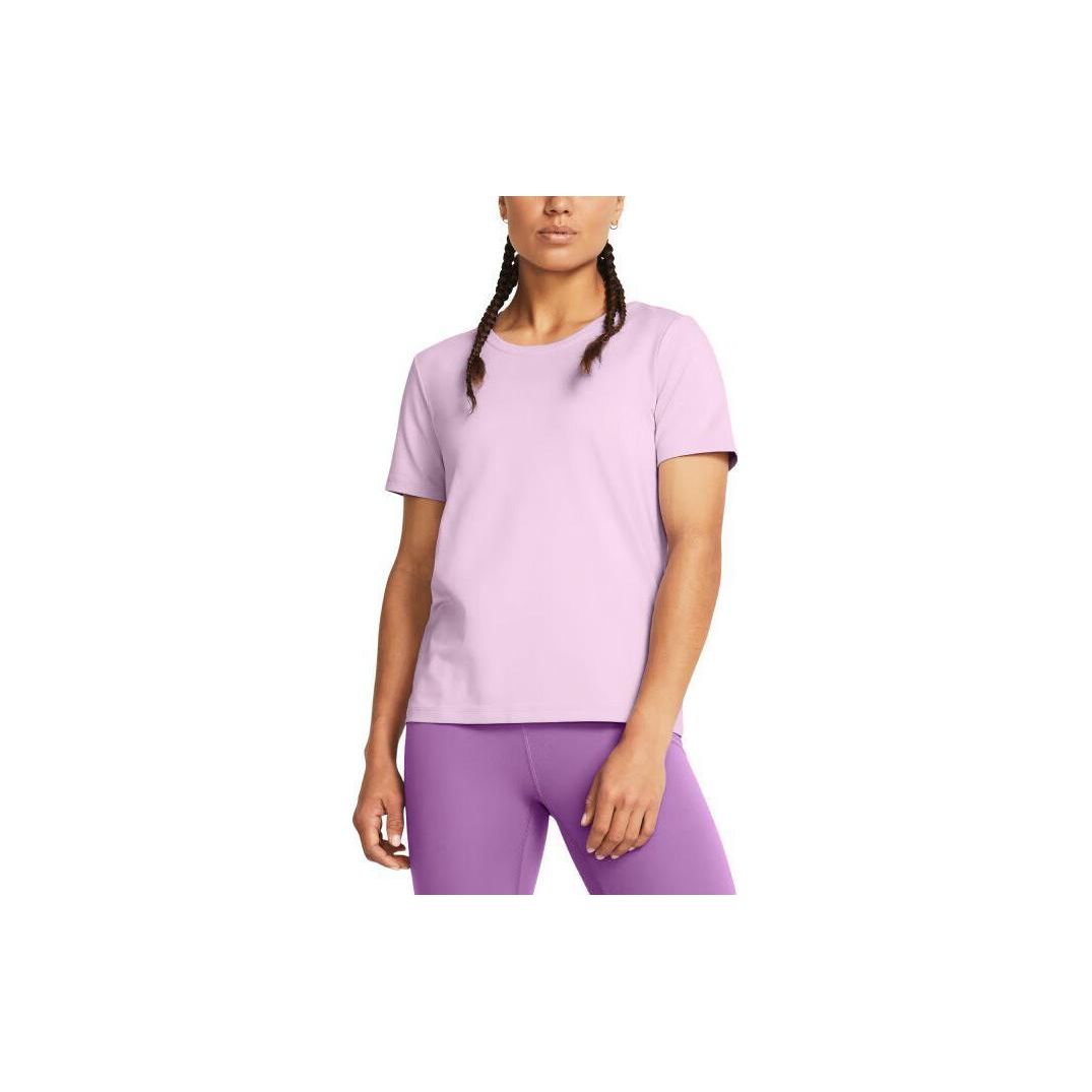 

Under Armour Ua Meridian однотонная спортивная повседневная футболка с круглым вырезом и коротким рукавом женские футболки фиолетовые 1379155-543 XL