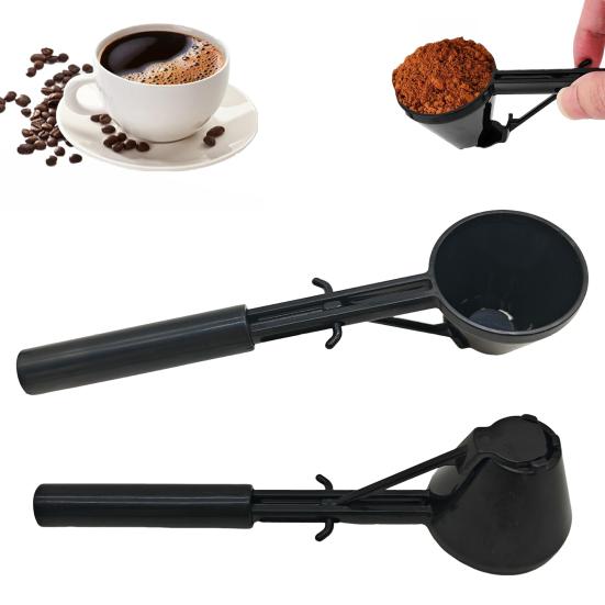 Coffee Spoon Funnel for Protein Powder Milk Powder Filling Long Handle Measuring Scoop for Water Bottles Reusable K-Style Coffee Capsule Refill Tools