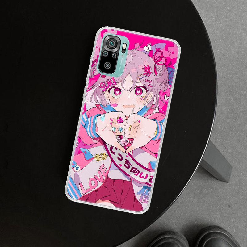 Cute Anime Girl INS Phone Case Cover for Xiaomi Redmi Note 15 14 13 12 11 Pro Plus 14S 12S 11S 11T 11E 10S 10 Customized Fundas