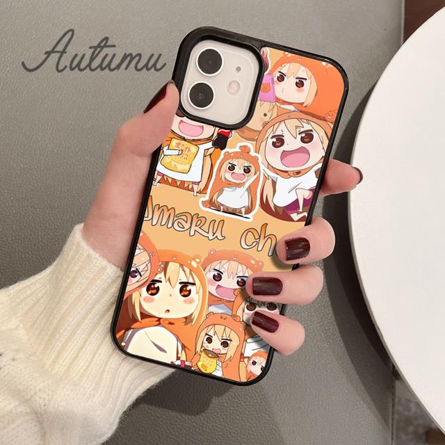 Niedliche Umaru chan Handyhülle für iPhone 11 12 13 14 Pro Max mini X XR XS SE 2020 5 6S 7 8 Plus Samsung Galaxy S21 S22 Hülle