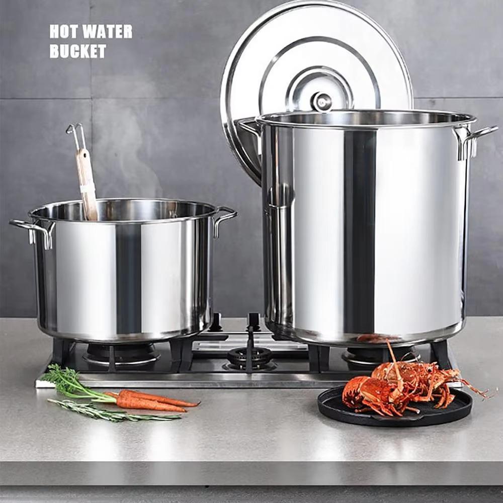 Large Capacity Stockpot Thickening Soup Bucket New Stew Pot  Restaurant
